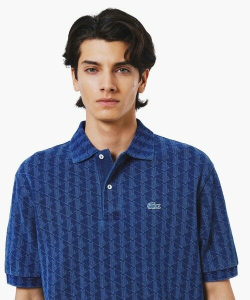 LACOSTE / ラコステ ポロシャツ | インディゴ鹿の子地ポロシャツ | 詳細13