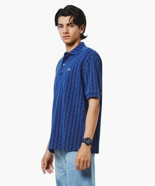 LACOSTE / ラコステ ポロシャツ | インディゴ鹿の子地ポロシャツ | 詳細14