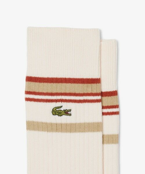 LACOSTE / ラコステ ソックス | 2Pボーダークルーソックス 25-27cm | 詳細1