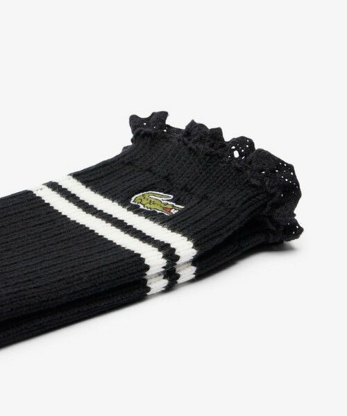 LACOSTE / ラコステ ソックス | レースエッジボーダーリブニットソックス 22-24cm | 詳細2