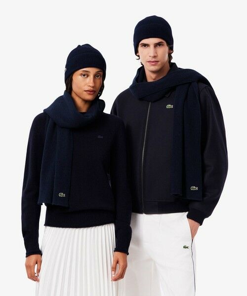 LACOSTE / ラコステ ニットキャップ | ウールブレンドニットマフラー＆ビーニーギフトセット | 詳細3