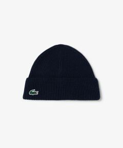 LACOSTE / ラコステ ニットキャップ | フリースライニングリブニットゴルフビーニー