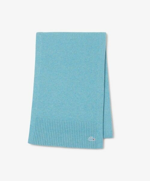 LACOSTE / ラコステ マフラー・ショール・スヌード・ストール | フレンチメイドシルクブレンドウールニットマフラー | 詳細1