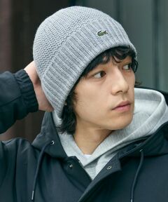 LACOSTE / ラコステ ニットキャップ | ワンポイントウールニットキャップ