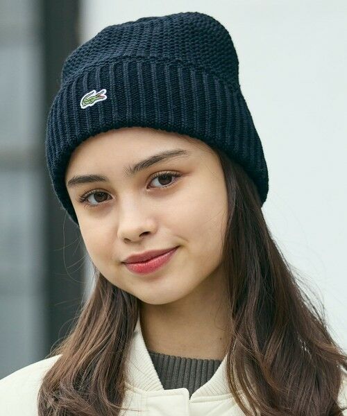 LACOSTE / ラコステ ニットキャップ | ワンポイントウールニットキャップ | 詳細2