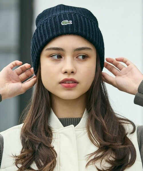 LACOSTE / ラコステ ニットキャップ | ワンポイントウールニットキャップ | 詳細3