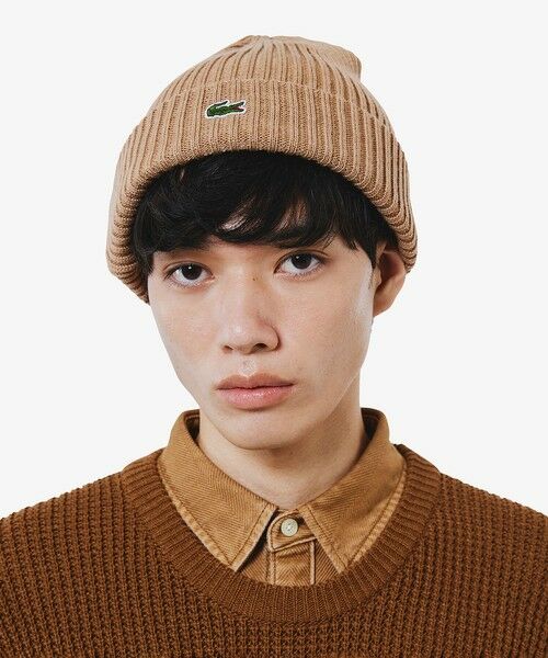 LACOSTE / ラコステ ニットキャップ | ウールリブニットキャップ | 詳細3