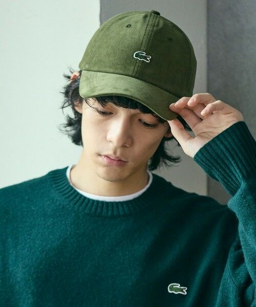 LACOSTE / ラコステ キャップ | ワンポイントワニロゴ・コーデュロイキャップ | 詳細10