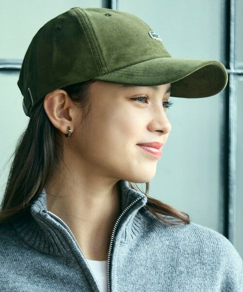 LACOSTE / ラコステ キャップ | ワンポイントワニロゴ・コーデュロイキャップ | 詳細12