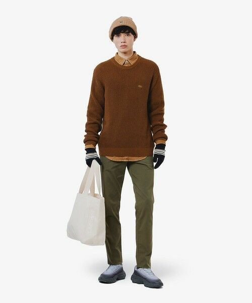 LACOSTE / ラコステ 手袋 | エクストラファインラムウールボーダーニットグローブ | 詳細6