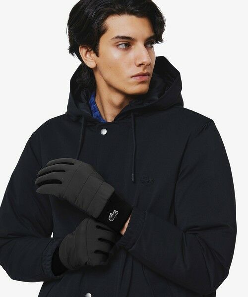 LACOSTE / ラコステ 手袋 | ナイロン×ダンボールニットコンビグローブ | 詳細7