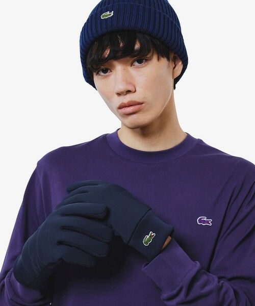 LACOSTE / ラコステ 手袋 | ナイロン×ダンボールニットコンビグローブ | 詳細10