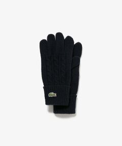 LACOSTE / ラコステ 手袋 | ケーブルニットウールグローブ
