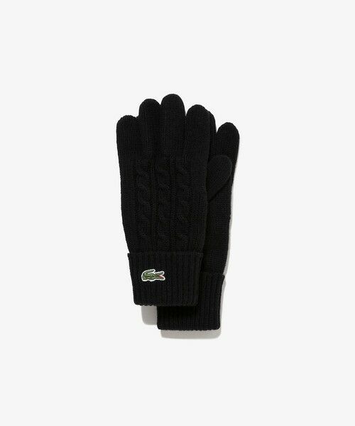 LACOSTE / ラコステ 手袋 | ケーブルニットウールグローブ | 詳細1