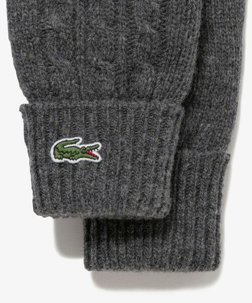 LACOSTE / ラコステ 手袋 | ケーブルニットウールグローブ | 詳細5