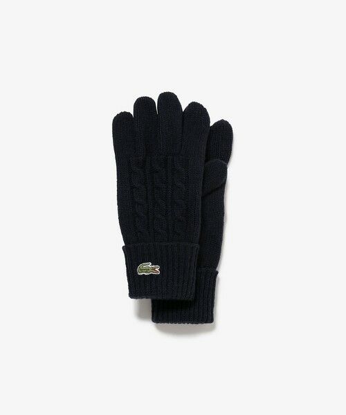LACOSTE / ラコステ 手袋 | ケーブルニットウールグローブ | 詳細7