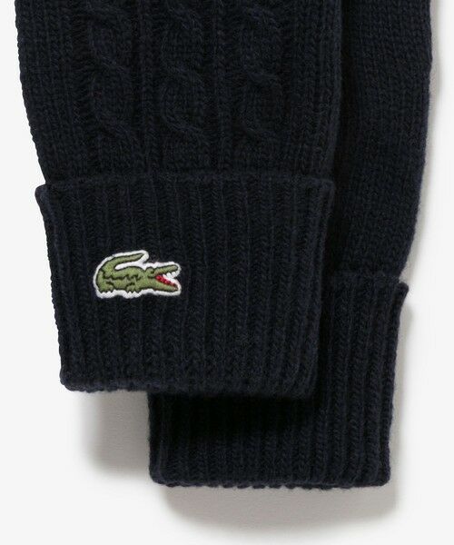 LACOSTE / ラコステ 手袋 | ケーブルニットウールグローブ | 詳細8