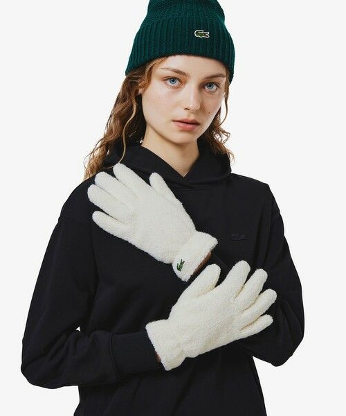 LACOSTE / ラコステ 手袋 | リサイクル紡毛パイルグローブ | 詳細6