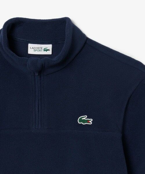LACOSTE / ラコステ スウェット | マイクロフリースハーフジップゴルフトップ | 詳細5