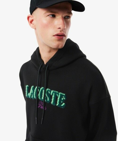 LACOSTE / ラコステ パーカー | シャギーブランドネームロゴスウェットフーディー | 詳細2