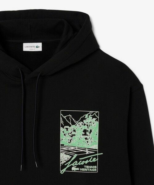 LACOSTE / ラコステ パーカー | テニスヘリテージプリントスウェットフーディー | 詳細4