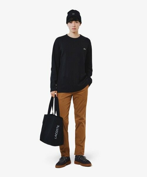LACOSTE / ラコステ Tシャツ | ヘビーウェイトシングルジャージ長袖Tシャツ | 詳細5