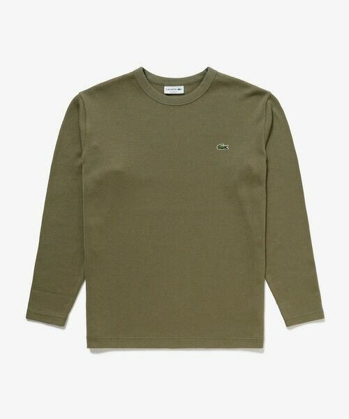 LACOSTE / ラコステ Tシャツ | ヘビーウェイトシングルジャージ長袖Tシャツ | 詳細10