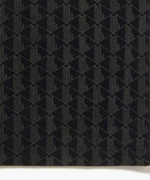 LACOSTE / ラコステ Tシャツ | インディゴ鹿の子地 モノグラム半袖Tシャツ | 詳細10