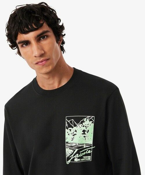 LACOSTE / ラコステ Tシャツ | テニスヘリテージプリントロングスリーブTシャツ | 詳細2