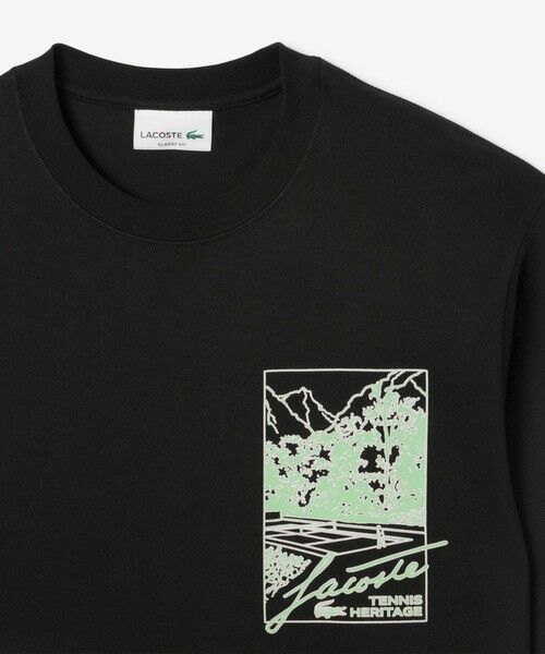 LACOSTE / ラコステ Tシャツ | テニスヘリテージプリントロングスリーブTシャツ | 詳細4