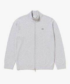 LACOSTE / ラコステ カーディガン・ボレロ | ブークレー スタンドジップニットカーディガン