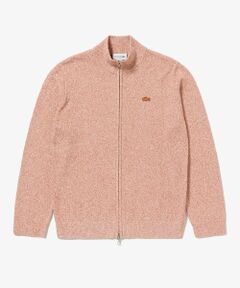 LACOSTE / ラコステ カーディガン・ボレロ | ブークレー スタンドジップニットカーディガン