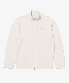 LACOSTE / ラコステ カーディガン・ボレロ | ブークレー スタンドジップニットカーディガン