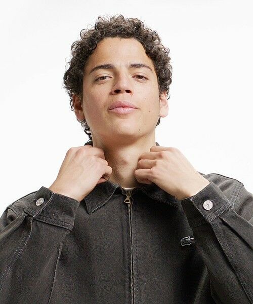 LACOSTE / ラコステ Gジャン・デニムジャケット | 12オンス デニム ジップアップブルゾン | 詳細3