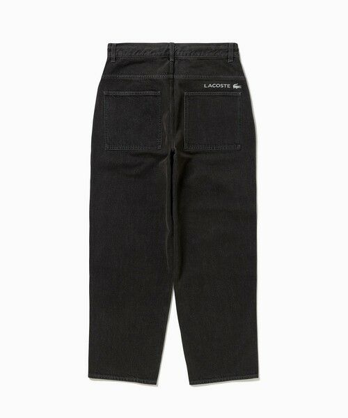 LACOSTE / ラコステ デニムパンツ | 5ポケットワイドデニムパンツ テーパード | 詳細7