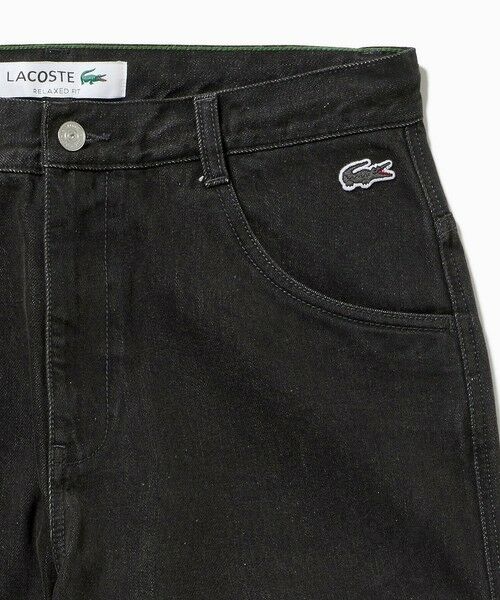 LACOSTE / ラコステ デニムパンツ | 5ポケットワイドデニムパンツ テーパード | 詳細8