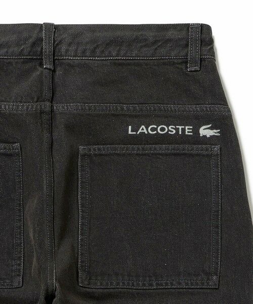 LACOSTE / ラコステ デニムパンツ | 5ポケットワイドデニムパンツ テーパード | 詳細11