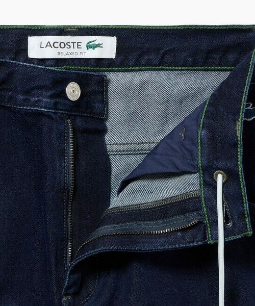 LACOSTE / ラコステ デニムパンツ | 5ポケットワイドデニムパンツ テーパード | 詳細20