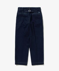 LACOSTE / ラコステ デニムパンツ | プリーツエフェクトデニム ワークパンツ