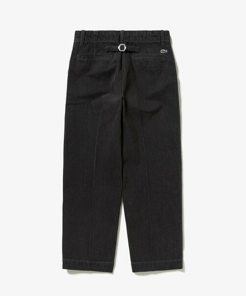LACOSTE / ラコステ デニムパンツ | プリーツエフェクトデニム ワークパンツ | 詳細1