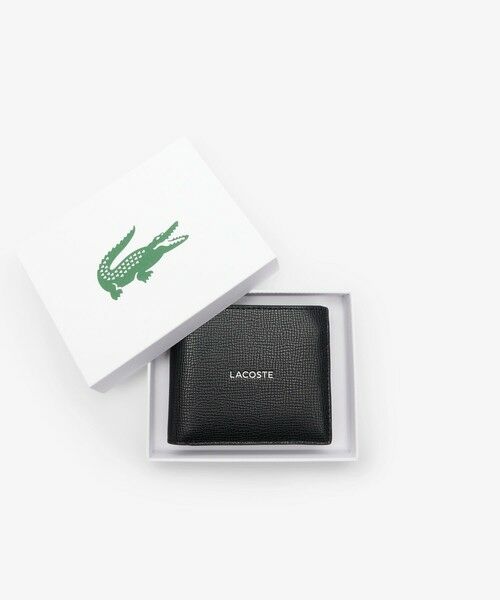 LACOSTE / ラコステ 財布・コインケース・マネークリップ | オシアン グレインレザー2つ折りウォレット（ブラック）