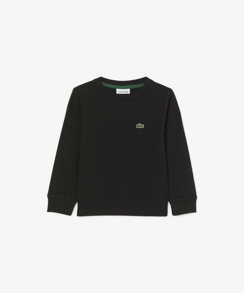 LACOSTE / ラコステ Tシャツ | 【EC only】JUNIORベーシックワニロゴパッチ長袖Tシャツ（ブラック）