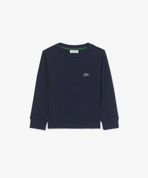 LACOSTE / ラコステ Tシャツ | 【EC only】JUNIORベーシックワニロゴパッチ長袖Tシャツ（ネイビー）