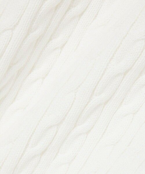 LACOSTE / ラコステ カーディガン・ボレロ | 配色ライン入りケーブルニットカーディガン | 詳細6