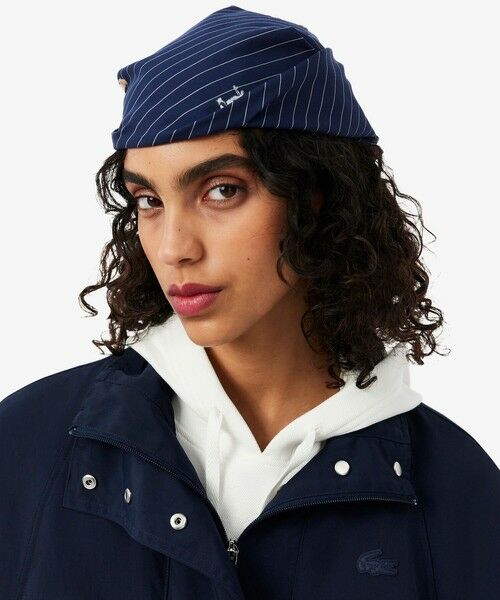 LACOSTE / ラコステ ナイロンジャケット | 撥水 防風 ワッシャー加工 オーバーサイズ ワイドスリーブ スタンドジャケット | 詳細1