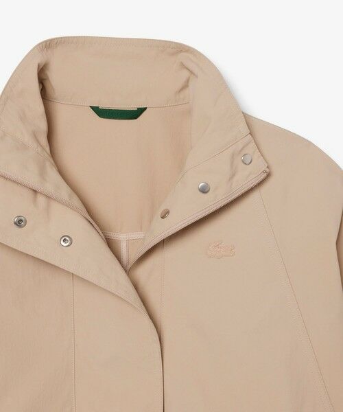 LACOSTE / ラコステ ナイロンジャケット | 撥水 防風 ワッシャー加工 オーバーサイズ ワイドスリーブ スタンドジャケット | 詳細10