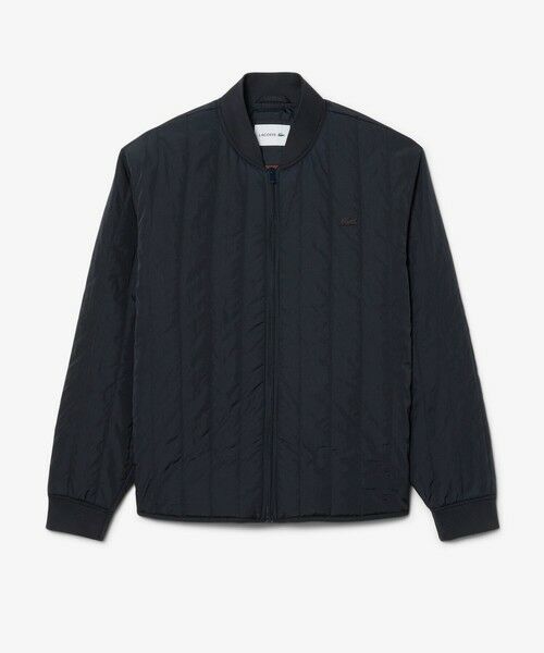 LACOSTE / ラコステ ブルゾン | 撥水 中綿キルティングジャケット / ブルゾン（ブラック）