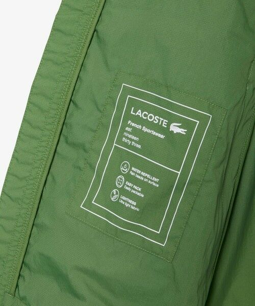 LACOSTE / ラコステ ナイロンジャケット | 軽量 撥水 ワッシャー加工 ライトウェイトパッカブルジャケット | 詳細7