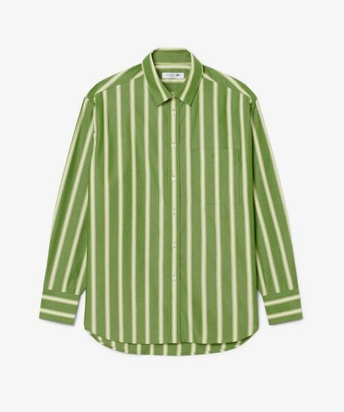 LACOSTE / ラコステ シャツ・ブラウス | オーバーサイズストライプポプリンシャツ | 詳細3