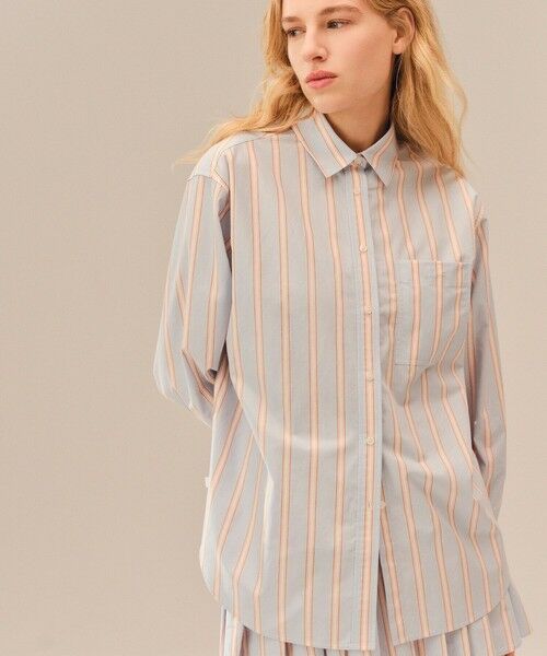 LACOSTE / ラコステ シャツ・ブラウス | オーバーサイズストライプポプリンシャツ | 詳細16